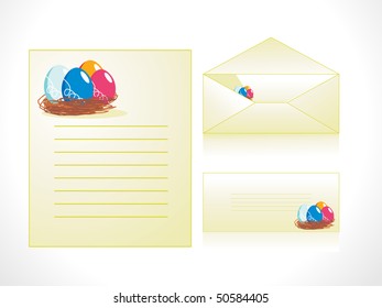 envelop and postcard for easter day