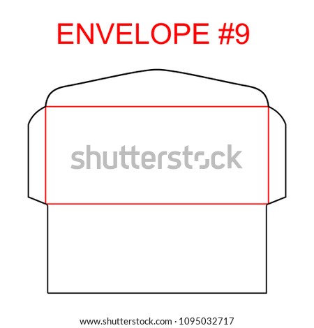 envelope 9 die cut