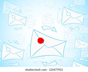 Envelope background