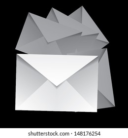 envelope background. vector illustration