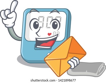 With envelope blood pressure in the mascot shape