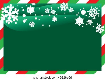 Envelope boder style christmas background