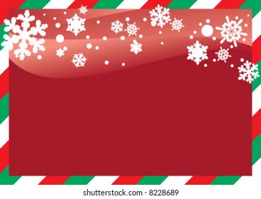 Envelope boder style christmas background
