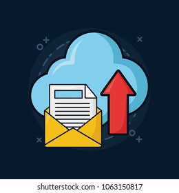 envelope and business icons
