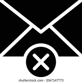 icono de canalización vectorial de sobre