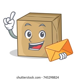 With envelope cardboard character collection