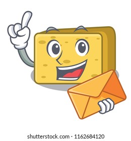 With envelope character fresh gouda cheese