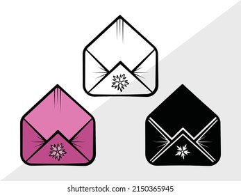 Envelope Clipart Printable Vector Illustration