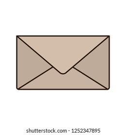 envelope closed isolated icon