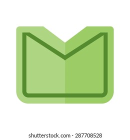 Envelope, closed, message icon vector image.Can also be used for email, communication and messaging. Suitable for mobile apps, web apps and print media. 