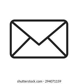 Envelope, closed, message icon vector image.Can also be used for email, communication and messaging. Suitable for mobile apps, web apps and print media. 