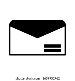 envelope closed on white background vector illustration design