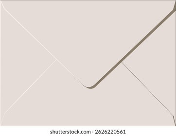 Envelope closed vector illustration for mail. 
