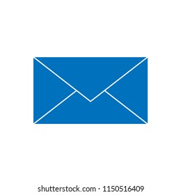 Envelope color icon, vector illustration design. Communication collection.