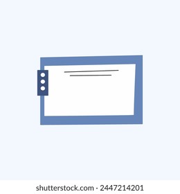 Envelope Colourful Vector Flat Illustration. Perfect for different cards, textile, web sites, apps 