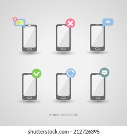 Envelope, communication,mobile sms text message and other icons for e-mail