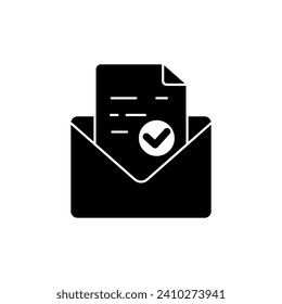 Umschlag Konzept Linie Symbol. Einfache Elementgrafik. Umschlag Konzept Umrisssymbol Design.