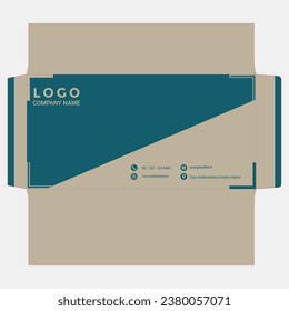 Envelope design. 
For A4 page
with print ready file