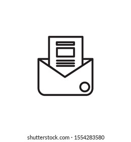 Envelope design, Email mail message letter marketing communication card and document theme Vector illustration