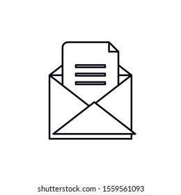 Envelope design, Email mail message letter marketing communication card and document theme Vector illustration