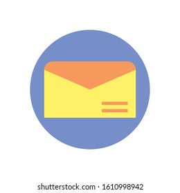 Envelope design, Message email mail letter marketing communication card and document theme Vector illustration