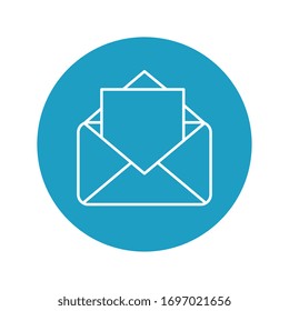 Design des Umschlags, E-Mail-Mail-Brief-Marketing-Kommunikationskarte und Vektorillustration des Dokumentes