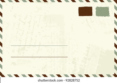 Envelope design with place for your text