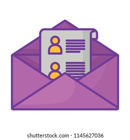 envelope and document