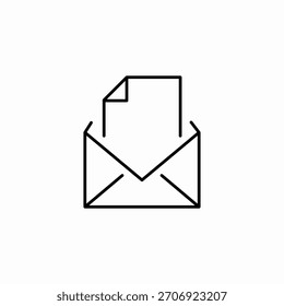 Umschlagdokument Papier Symbol Vektor