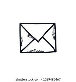 envelope doodle icon