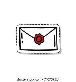envelope doodle icon