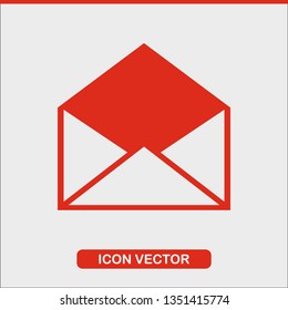 Envelope of email, icon design