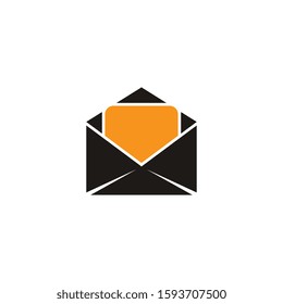 Envelope Email Icon Logo Template Illustration Design