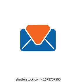 Envelope Email Icon Logo Template Illustration Design