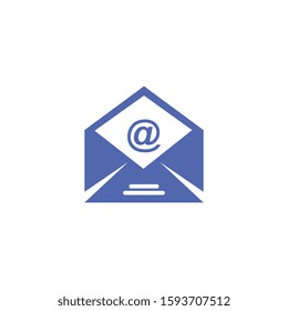 Envelope Email Icon Logo Template Illustration Design