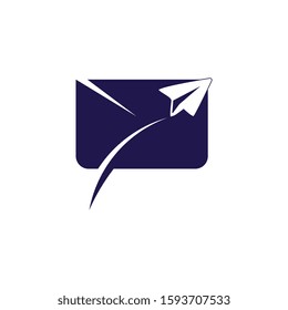 Envelope Email Icon Logo Template Illustration Design