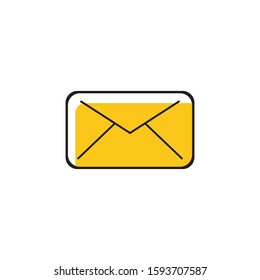 Envelope Email Icon Logo Template Illustration Design