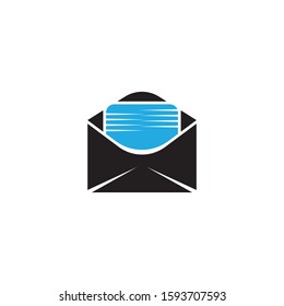 Envelope Email Icon Logo Template Illustration Design