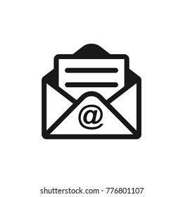 Envelope Email Letter Icon Vector Template