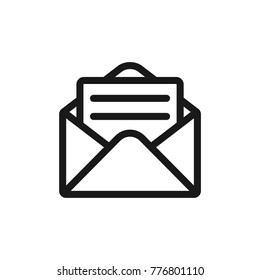 Envelope Email Letter Icon Vector Template