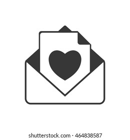 envelope email mail message icon. Isolated and flat illustration. Vector graphic