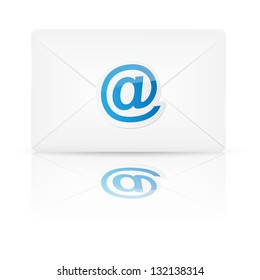 Envelope with email. Vector illustration.