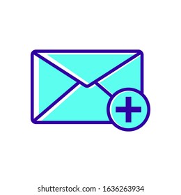 Envelope, email,mail sign in icon vector