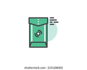Envelope flat icon premium vector. modern and professional. creative symbol. regular use icon. ecommerce design for business .eps