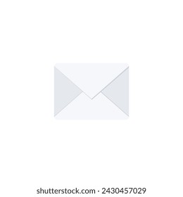 Envelope flat icon, vector icon on white background , EPS 10