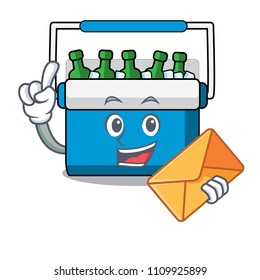 With envelope freezer bag character cartoon