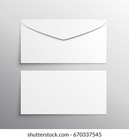 envelope front and back mockup template