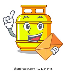 With envelope gas tank operating the character cooking