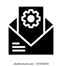 envelope glyph icon 