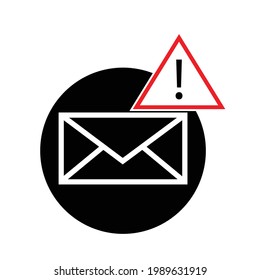 envelope glyph icon vector template